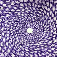 21 Vertige pastel violet 67x80cm, 2017 01